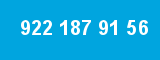 922 187 91 56 922 187 91 56
